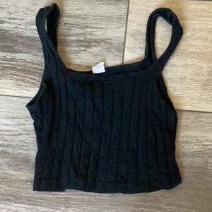 Black SHEIN crop top